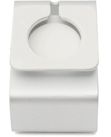 Resim Microcase Apple Watch Seri 5 40 Mm Için Alüminyum Şarj Standı - Gümüş 