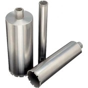 Resim Sedef Power 110 mm (4”) x 450 mm Karot Ucu – 9 Segmentli, Lazer Gümüş Kaynaklı, UNC 1 1/4" - M41x2 Adaptörlü 