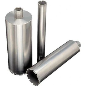 Resim Sedef Power 110 mm (4”) x 450 mm Karot Ucu – 9 Segmentli, Lazer Gümüş Kaynaklı, UNC 1 1/4" - M41x2 Adaptörlü 