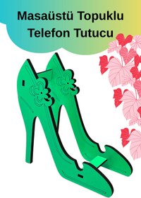 Resim Genel Markalar Masaüstü ofis masası topuklu ayakkabı telefon tutucu aksesuar standı 