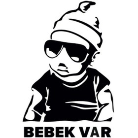 Resim Arabada Bebek Var Oto Motor Laptop Duvar Folyo Sticker 60 X 84 