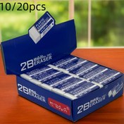 Resim 10'lu/20li Paket 2B Silinebilir PVC Çizim Kalemi Temiz İnce Parçalar Kırtasiye Seti, Geri Şeyler, ile Malzemeleri, şık kalemlik renkli ürün seti. Sınif araç çekiciler. Eğlenceli tasarım. şekerleme malzeme yükseldirici dayaniklı silgilar düzeltma araclar cizerilmek ücun alat sanati 