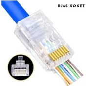 Resim Yeni Nesil Rj45 Cat 6 Konnektör 100 Lü Paket 1. Sınıf Kalite Ata Elektronik