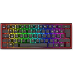 Resim Redragon K616 Fizz Pro Rgb Red Switch 2.4ghz Kablosuz Klavye 
