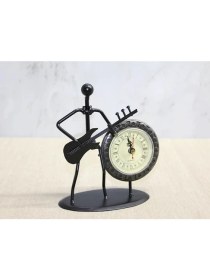 Resim Metal Saatli Gitar Çalan Müzisyen ALK4334 