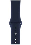 Resim Apple Watch Uyumlu Silikon Kordon Lacivert 