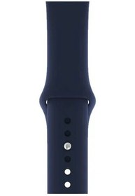 Resim Apple Watch Uyumlu Silikon Kordon Lacivert 