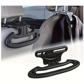 Resim Hightower Siyah Abs Katlanır Başlık Kancası - Kaymaz Oto Organizatör, Şapka Çanta Askısı 
