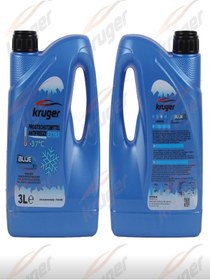 Resim KRUGER Antıfrız Mavı Organık 3 Lıtre -37 Derece 