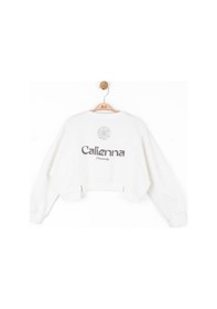 Resim Nk Kids Kız Çocuk Sweatshirt 37818 Ekru 