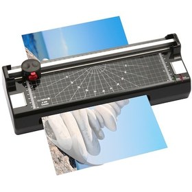 Resim Olympia A240 A4 Kağıt Kesme Makinesi ve Laminasyon Makinesi + 15 PVC Filmi 
