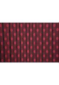 Resim Puanlı Model Fuşya Renk İp Perde Hazır Düğmeleri Dikilmiş İp Perde 300 280 Cm Fuşya 