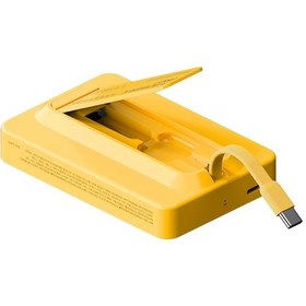 Resim Momax IP132HKY Power X Pro+Magnetic Wireless 10000 mAh Standlı + USB-C Kablo Powerbank Sarı 