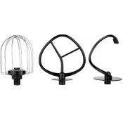 Resim Stilevs Chef X Star 1500 Watt Stand Mikser 5 Litre Paslanmaz Çelik Kase Siyah Modern Tasarım 