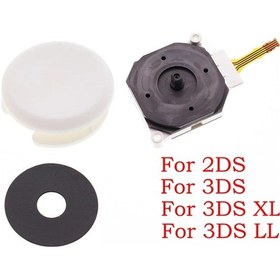 Resim Nintendo 2ds, 3ds, 3ds Xl, Yeni 3ds, 3dsxl, Yeni 2ds Xl İçin Plastik Thumbstick Ve Kap Seti Kahverengidistribütör Garantili 