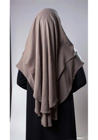 Resim Hürrem Bone Vizon Pratik Hazır Geçmeli Tesettür Eşarp Pamuk Caz Kumaş Çift Katlı Düz Hijab 2303 10 