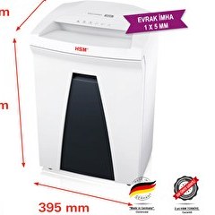 Resim HSM Securio B24 34 L Mikro Kesim Evrak İmha Makinesi 