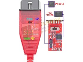 Resim Sateknoloji Fiat Alfa Romeo Subaru ve Vag Grubu Arıza Tespit Cihazı K Line Switchli Model 