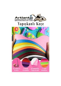 Resim Fuşya Yapışkanlı Keçe 50x70 Cm 3 Adet 2.0 Mm Kendinden Yapışkanlı Renkli Hobi Keçesi Elişi Keçe Kumaşı Anasınıfı 