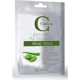 Resim Claderm Kil Maskesi Sachet – Aloe Vera 20 ML 