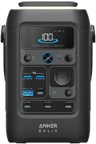 Resim Anker SOLIX C300X DC 288Wh I 300W Taşınabilir Güç Kaynağı, Kompakt ve Güçlü Tasarım, 140W Çift Yönlü Hızlı Şarj, Ultra Taşınabilir Tasarım 
