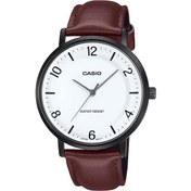 Resim Casio Mtp-vt03bl-7bdf Erkek Kol Saati Siyah 
