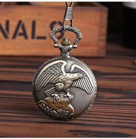 Resim Özel Kutulu Kartal Tasarımlı Köstekli Saat 