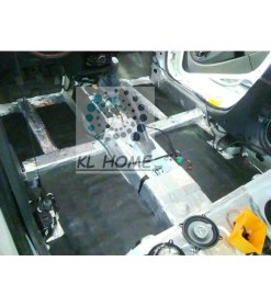 Resim Kl Home 9mmkalınlık - 120CM*100CM (1,2 M2) Yapışkanlı Oto Karavan Ev Ses Akustik Kauçuk Yalıtım 