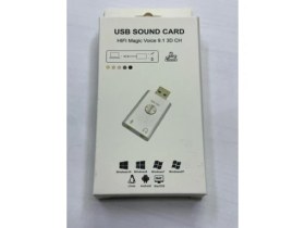 Resim Keepro Magic Voice 9.1 3D Ch Ses Kartı USB Ses Kartı 3D Ses Kartı 9.1 Kanal USB Ses Kartı 