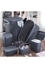 Resim Smartware Katre 7 Parça Antrasit Çeyiz Seti 