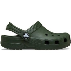 Resim Crocs 206990-3cm Classıc Clog Çocuk Spor Terlik Sandalet Yeşil 