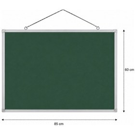 Resim Askılı Yazı Tahtası 60x85cm Yeşil 