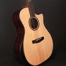 Resim Cort GA-PF BEVEL NAT Grand Auditorium Elektro Akustik Gitar (Profesyonel) | Masif Ladin Kapak, Pau Ferro Arka ve Yanlar, Ergonomik Gövde Tasarımı ve Fishman Elektronik 