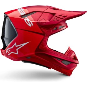 Resim Alpinestars Supertech M10 Flood Off-Road Kaskı Kırmızı 