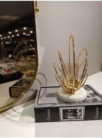 Resim Dekoratif Küçük Boy Gold Halka Mumluk Szr-198535 