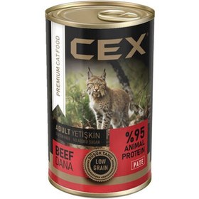 Resim Cex Pate Biftekli Tahılsız Kedi Konservesi 415 Gr 