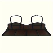 Resim Chuangyinshop Black Suv Dönüştürülebilir Bagaj Ve Koltuk Organizörü Seyahat Yatağı Kampçılık Yolculuk 