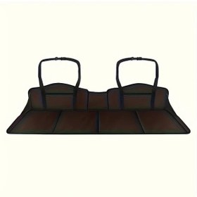 Resim Chuangyinshop Black Suv Dönüştürülebilir Bagaj Ve Koltuk Organizörü Seyahat Yatağı Kampçılık Yolculuk 