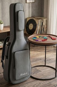 Resim Midex CS-89GRY Özel Tasarım Softcase Gigbag Kılıf 101 CM Klasik Gitar Çantası 
