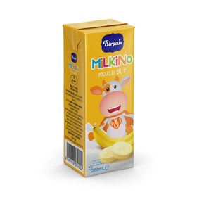 Resim Birşah Milkino Muzlu Süt 200 ml 