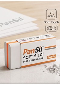 Resim Beyaz Silgi Orta Boy Soft Silgi 1 Adet Pansil Yumuşak Silgi Ufalanmayan Okul Büro Yerli Üretim Ekstra Yumuşak 