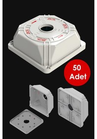 Resim Jbox 50 Adet Kamera Montaj Buatı ve Alt Kapağı 