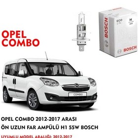 Resim OPEL COMBO 2012-2017 ARASI ÖN UZUN FAR AMPÜLÜ H1 55W BOSCH 