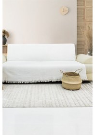 Resim Merlin Koltuk Örtüsü 170 x 200 Ekru 