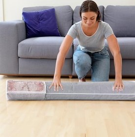 Resim Pencereli Halı Hurcu 4m² Organizer Düzenleyici Kilim, Paspas Hurç (Yükseklik=170 cm) 