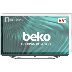 Resim Beko Uyumlu B65d986s Tv Ekran Koruyucu - Beko Uyumlu 65" İnç 164 Cm B65 D 986 S Koruyucu 