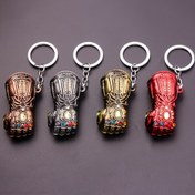 Resim 1/4 adet, Marvel Evreni İkonik Thanos Sonsuzluk Eldiveni Replikası. Metal Dokulu Kabuk, Günlük Kıyafetler için veya Küçük Bir Hediye Olarak Mükemmel 