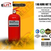 Resim ELİTyangın 1 KG KURU KİMYEVİ TOZLU ARAÇ YANGIN SÖNDÜRÜCÜ 
