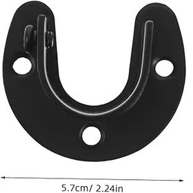 Resim Ciieeo Paslanmaz Çelik Dolap Çubuğu Destek Flanş Braket Dolap Kutup Soketleri Ağır Hizmetli Dolap Çubukları Ve Banyo Duş Perdeleri Ev Ve Rv 