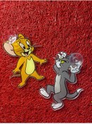 Resim CEBECİOTO Tom ve Jerry Çizgi Film Karakteri Vantuzlu Cam Süsü 2'li takım 